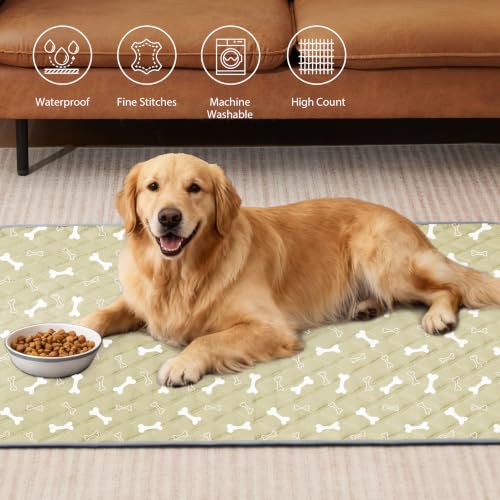 Image of Eterish Washable Pee Pads for Dogs Extra Large 36'' x 48'' 2 Pack | Reusable Absorbent Pet Puppy Dog Training Pads Non-Slip, Waterproof Whelping Potty Pads for Dogs Leak-Proof