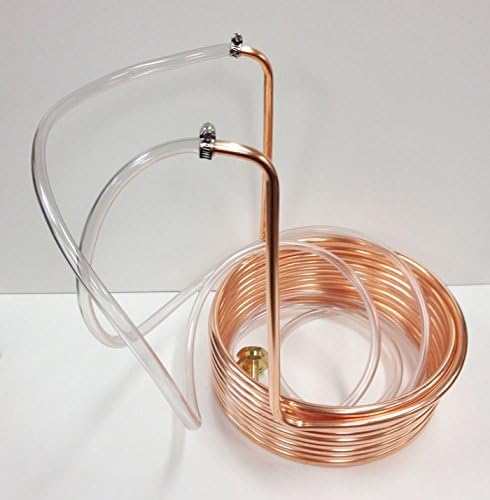 Quick Chill 3/8 Inch Copper Immersion Coil 25 Feet with Tubing