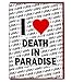 Produktbild Geburtstagskarte mit Aufschrift "I Love Death in Paradise", für Damen, Herren, Tochter, Sohn, Freund, Ehemann, Ehefrau, Bruder, Schwester.