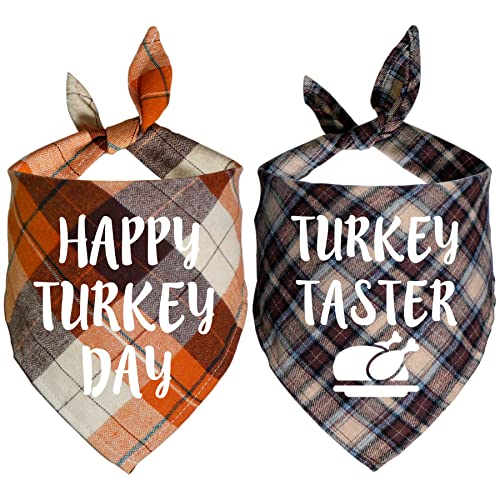 Bandanas para Perro Thanksgiving, 2 Unidades