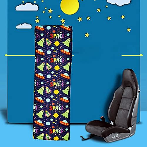 Image of Baby Seat Belt Strap Cover, 2 Pcs Kids Car Seat Belt Cushions Pads, Shoulder Strap Protectors for Girls Boys (Space 7A)