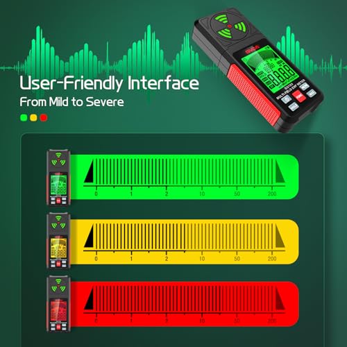 Image of ZEMIRO CHARGE EMF Meter Rechargeable Digital Electromagnetic Field Radiation Detector, 3-in-1 Handheld LCD EMF Detector for EF, RF, and MF, Ideal for Home, Office, Outdoor Use, and Ghost Hunting