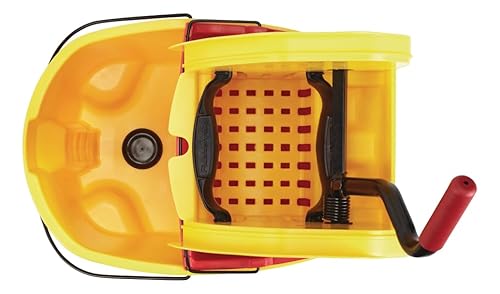 Miniatura 5 de Rubbermaid Commercial escurridor de prensa para Cubos WaveBrake, Amarillo, 1