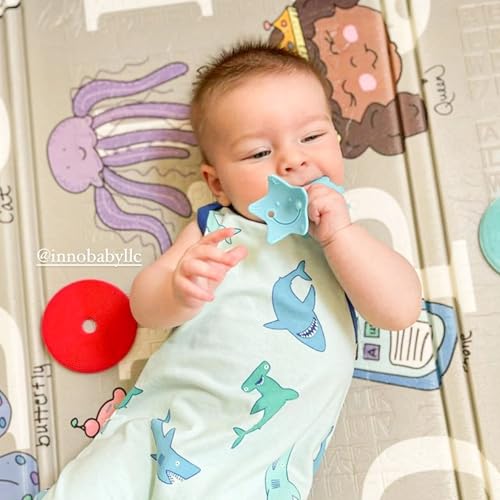 Innobaby Original Teethin' Smart EZ Grip Star Teether and Sensory Toy for Babies and Toddlers. BPA Free Teether - Image 5