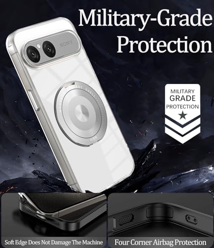 Coque aimantée Sony Xperia 10 VII antichoc et transparente blanche
