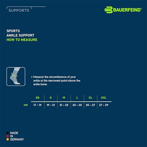 Miniatura 6 de Bauerfeind Tobillera deportiva  Compresión transpirable  Correa de cinta de figura 8  Tejido de punto de aire para transpirabilidad (rosa,