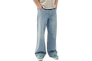 PacSun Men's Light Wash Extreme Baggy Jeans: Effortless Style with Ultimate Comfort