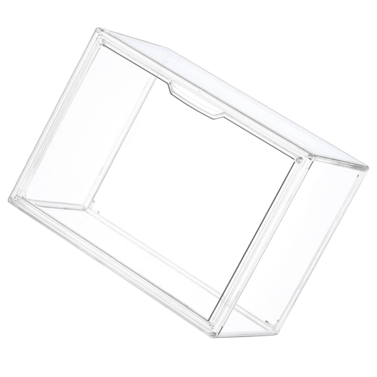 Alipis Vitrina Transparente Grande Puerta para Muñecas Zapatos y Caja de Exhibición de Plástico Organizador Antipolvo para Almacenamiento de Colecciones y de