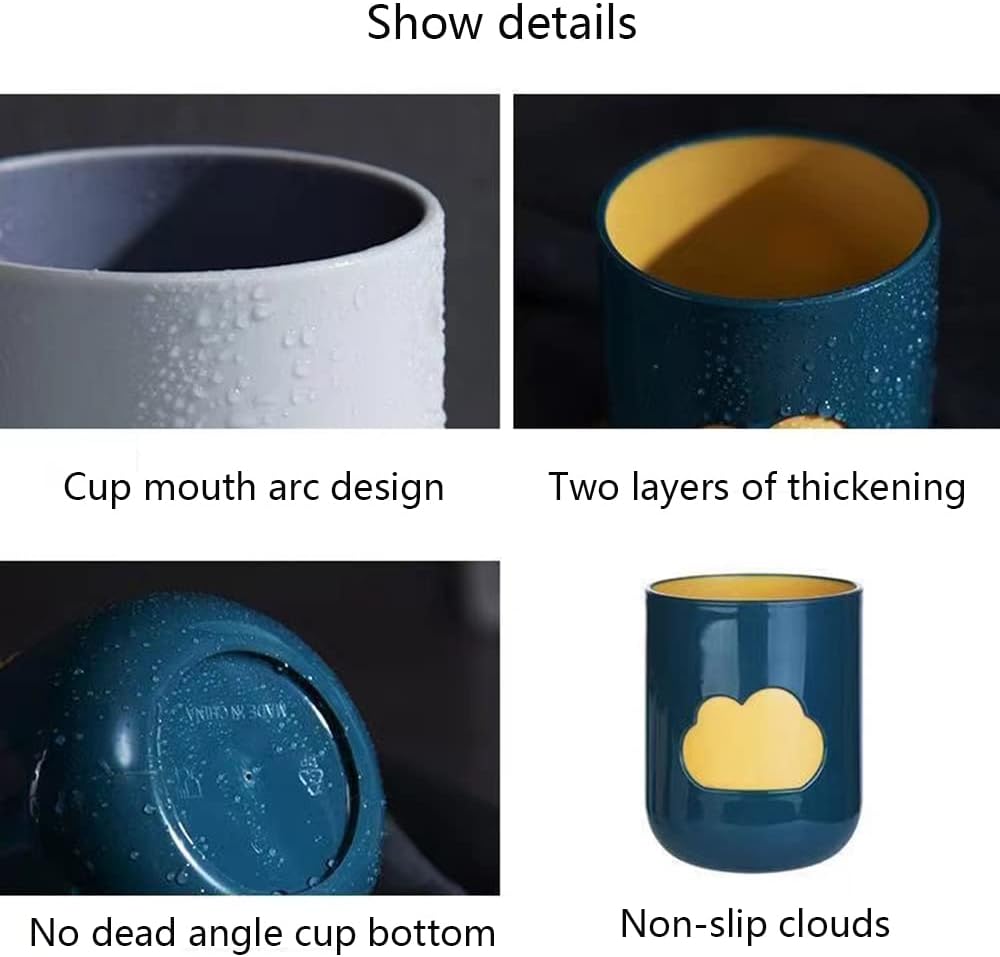 Simple Cloud Mouthwash Cup - Creative Cute Couple Mouthwash Cup