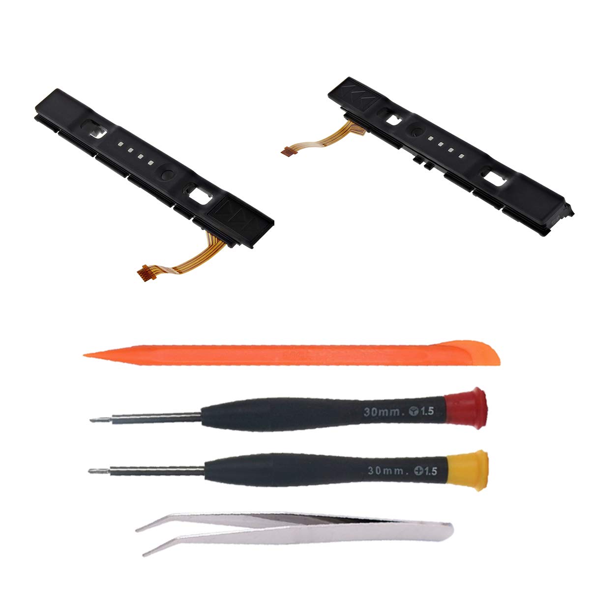 THE TECH DOCTOR Replacement Joy Con Rail Slider Set for Nintendo Switch (Joycon Rail L&R Set)