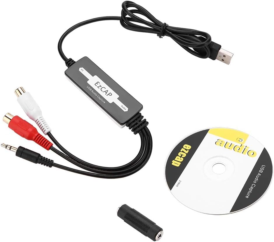 Tobo Audio & Video USB Capture Card with software CD and 3.5mm adapter