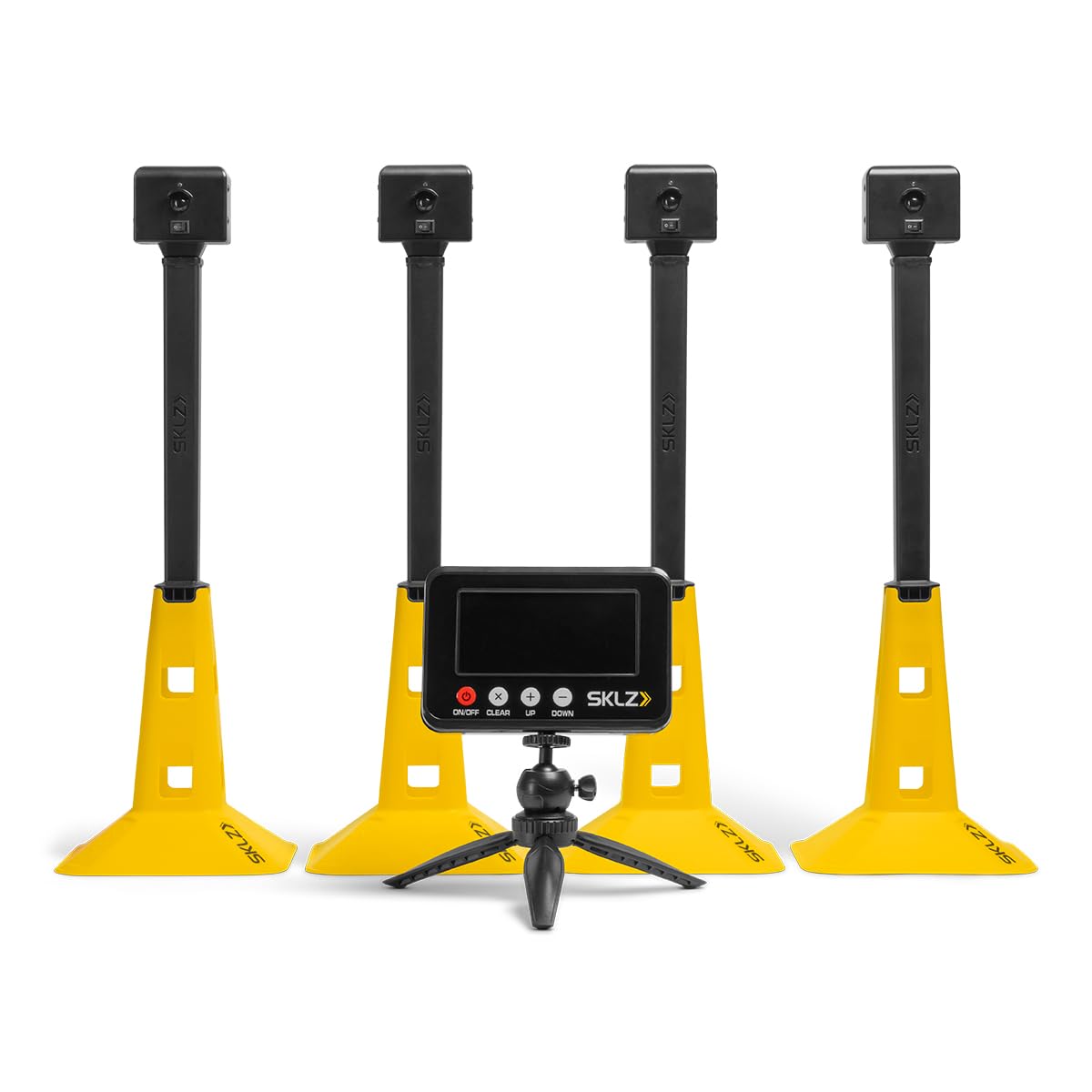 Photo 1 of Speed Gates Pro – Electronic Sprint Timing System with Radio Frequency Sensors, LED Timer, and Carry Bag – 40 Yard Dash Timer and Agility Training Equipment
