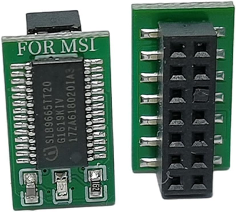 TPM 2.0 Encryption Security Module, TPM LPC Module System Components, Support Version 2.0 Supports 12pin LPC/14pin LPC/18pin LPC Support Multi-brand Motherboard
