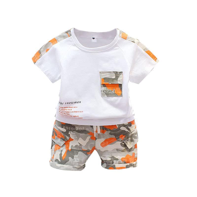 Bold N ElegantColorful Camouflage Print Funky Boys Half Sleeve Luxury Cotton Tshirt with Shorts Knicker Summer Boy Clothes Dress for Infant Toddler Kids
