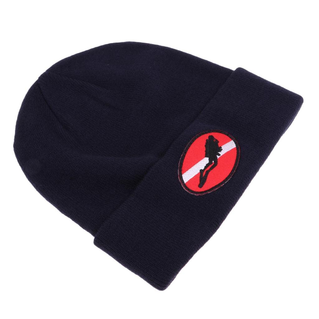Bnf® Unisex Scuba Diving Snorkeling Surf Kayak Knit Beanie Hat Cap Navy Blue 2-image-47