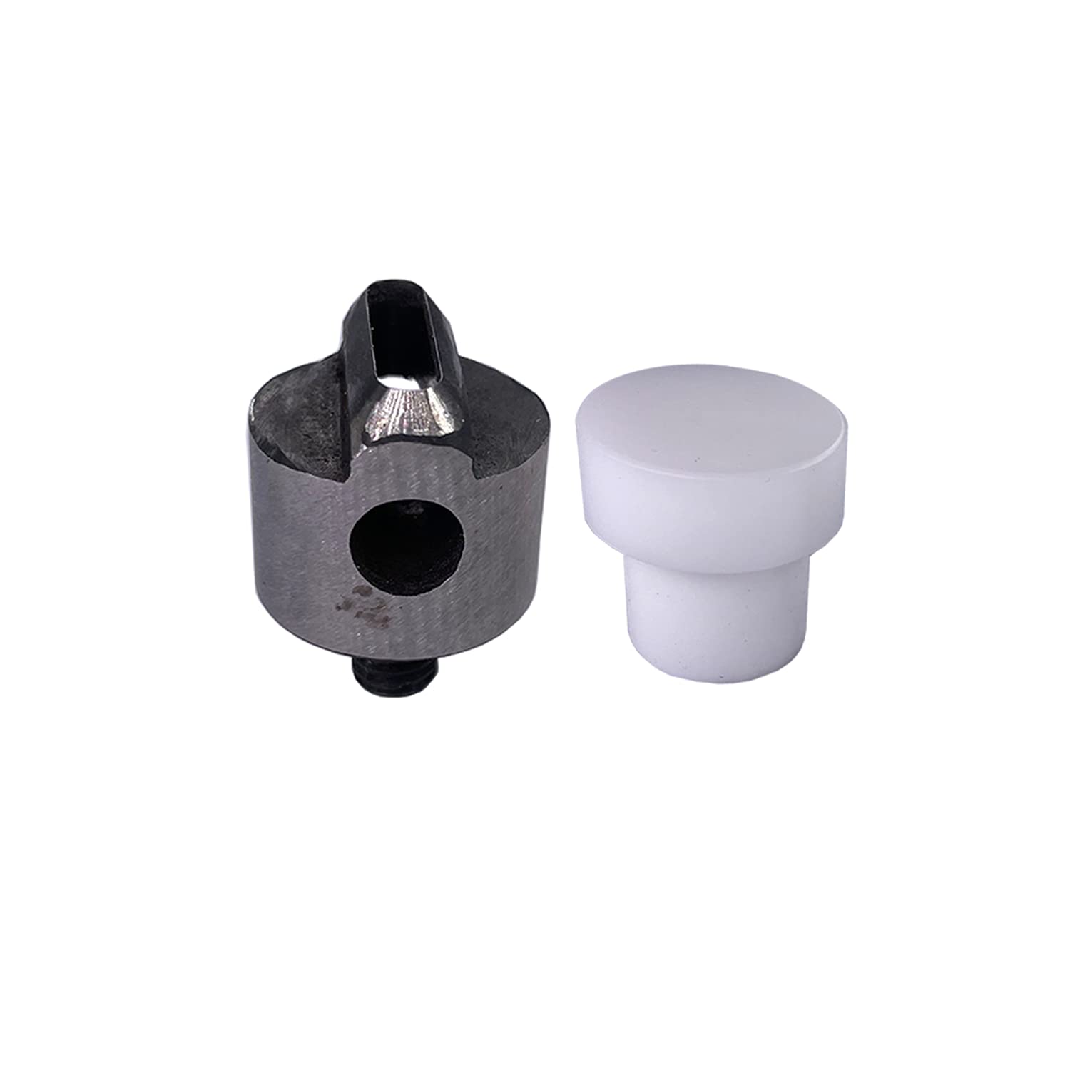 WedDecor Stampo Per Fori Da Taglio Per Pressa A Mano Blu - Matrice In Ghisa Per Occhielli, Rivetti E Borchie, Fai Da Te Pelle E Tessuti