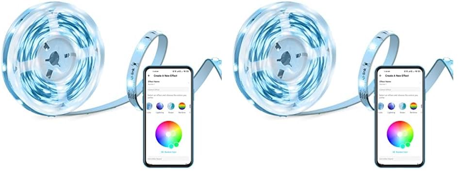 Tapo Tapo LED Strip 5M, Wifi LED Streifen, 16 Mio. Farben, dimmbar, APP Steuerung, schneidbar, kompatibel mit Amazon Alexa, Hey Google, kein Hub notwendig, energiesparend L900-5 (Packung mit 2)