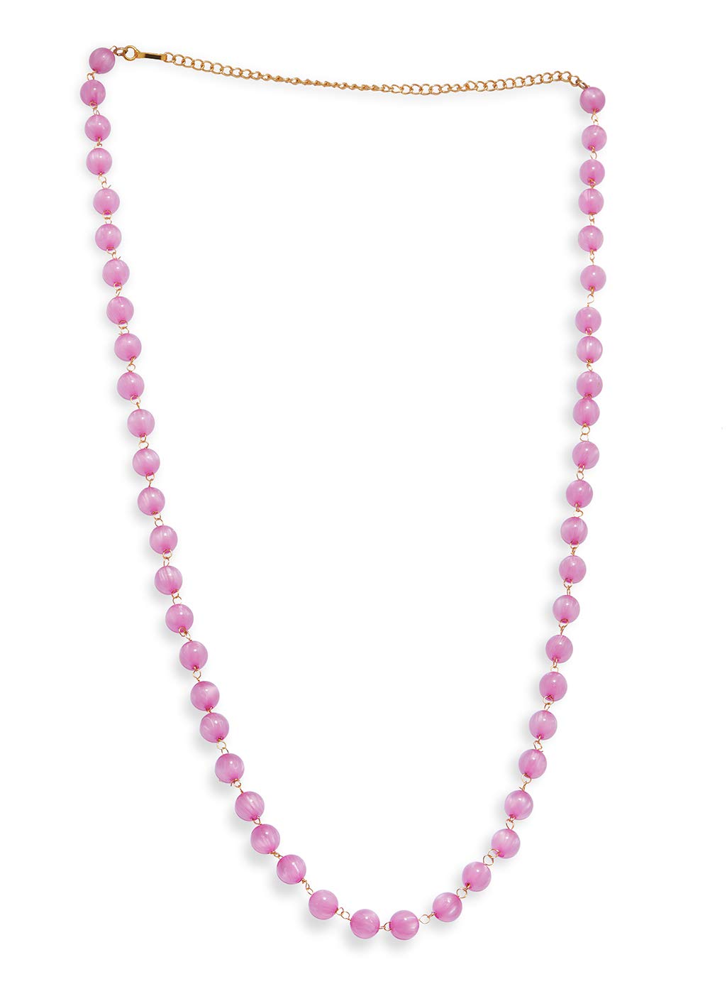 Accessher Waist Chain Kamarband with Pink Pearls for Women (B07J3LG7QM) Amazon Price History, Amazon Price Tracker
