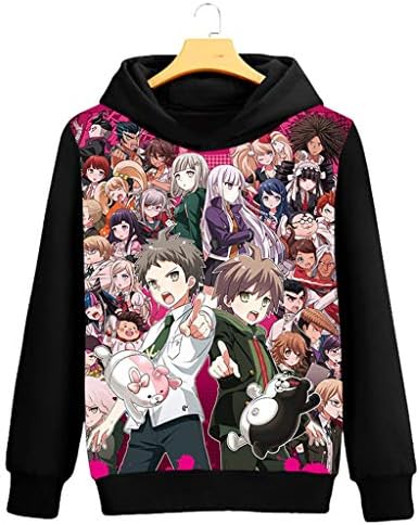 YOYOSHome Anime Danganronpa Hoodie Trigger Happy Havoc Sweatshirt Jacket Hooded Adult Cosplay Pullovers