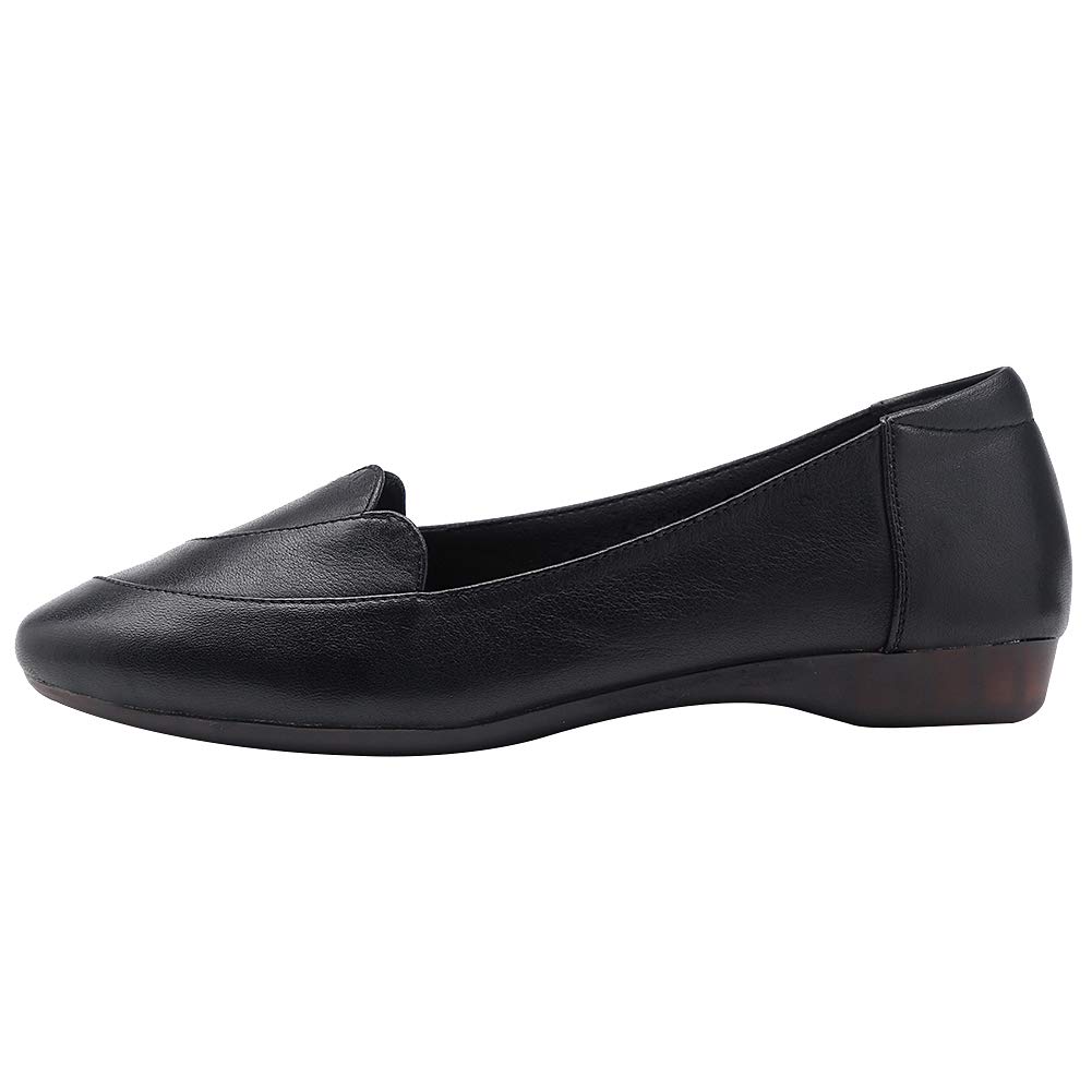 rismart Donna Scivolare su Piatto Comfort Piedi Balletto Scarpe