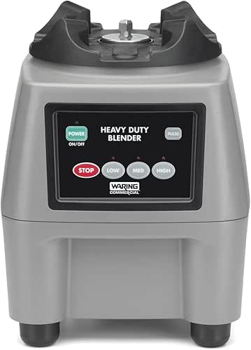 Waring Commercial 3.75 HP, 1 Gallon, Blender Base ONLY, Electronic