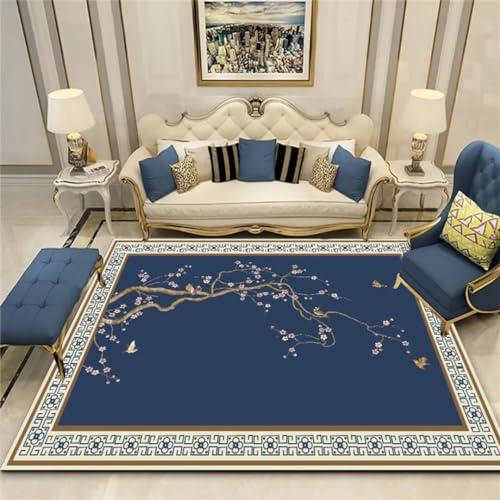 Tapis à poils courts doux et lavable en machine pour bureau - 2