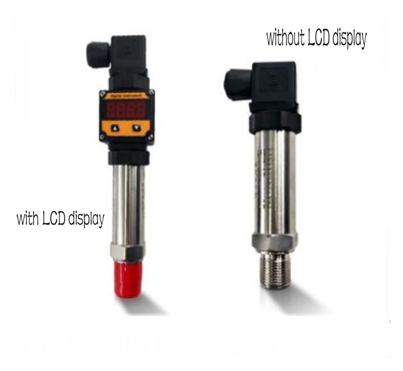 Medidor de fuerza digital, Transmisor de presión de silicona difusa con pantalla LCD Sensor de presión de resistencia al impacto de presión hidráulica de 4-20 mA, Unidades N kg lb Oz(0-40Mpa)