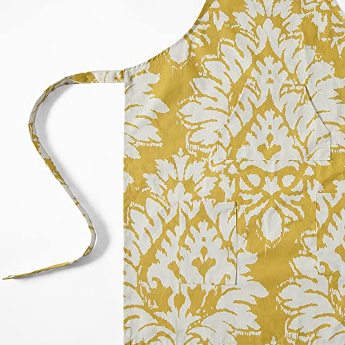 Image of HPD Half Price Drapes Aprons for Men Women with Large Pockets Adjustable Unisex PRTW-D46A-AP Lacuna Printed Cotton, 27 X 34 Inch, Lacuna Sun