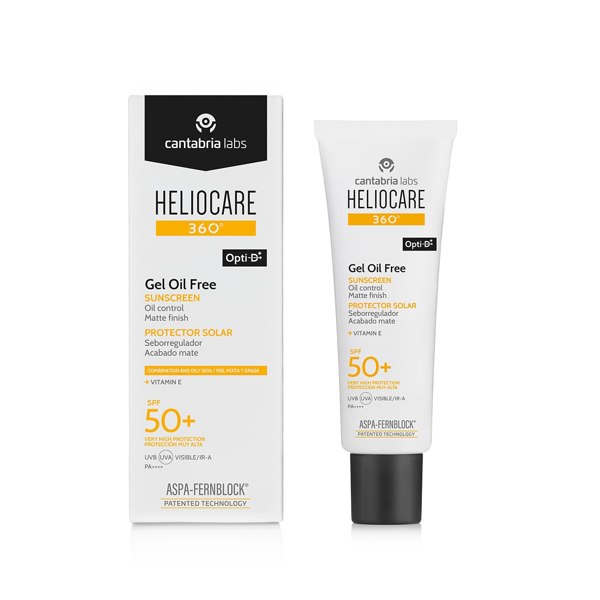 Heliocare 360º Gel Oil-Free SPF 50 Protector Facial Cantabria Labs