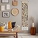 Tegeme Vintage Tapestry 52 x 13 Inch, Long Vertical Wall Hanging Reference Illustrative Botanical Tassel Tapestry for Bedroom Living Room Home Decoration(Flower)