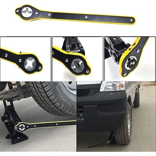 Image of Universal Car Jack Ratchet Wrench, 360 Forward and Reverse Knob, Labor-Saving Scissor Jack Lift Speed Handle Tool, Tire Wheel Jack Wrench (NEW Jack)
