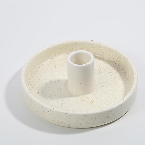 Miniatura 6 de Soporte Palo Santo, quemador de incienso de cerámica para madera de Palo Santo o palo de incienso perfumado, color beige