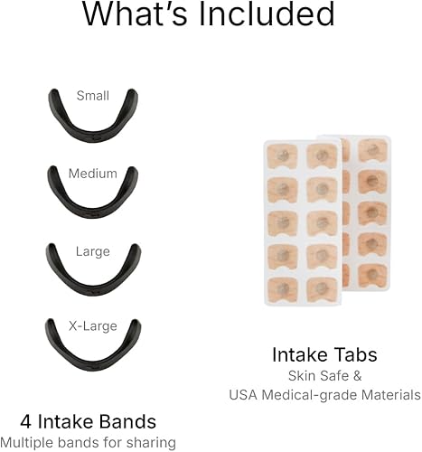 Miniatura 12 de Intake Breathing Kit de iniciación de tira nasal, aumenta ingreso de oxígeno, reduce los ronquidos, mejora la calidad del sueño, resistente al Negro