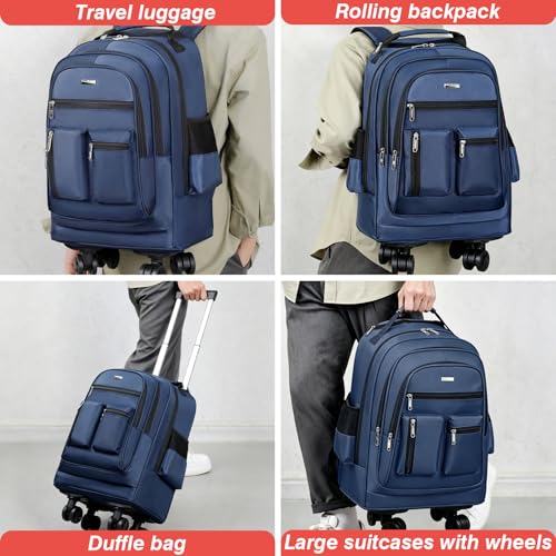 Bolso con ruedas para laptop 15.6 que elimina el dolor de espalda 2
