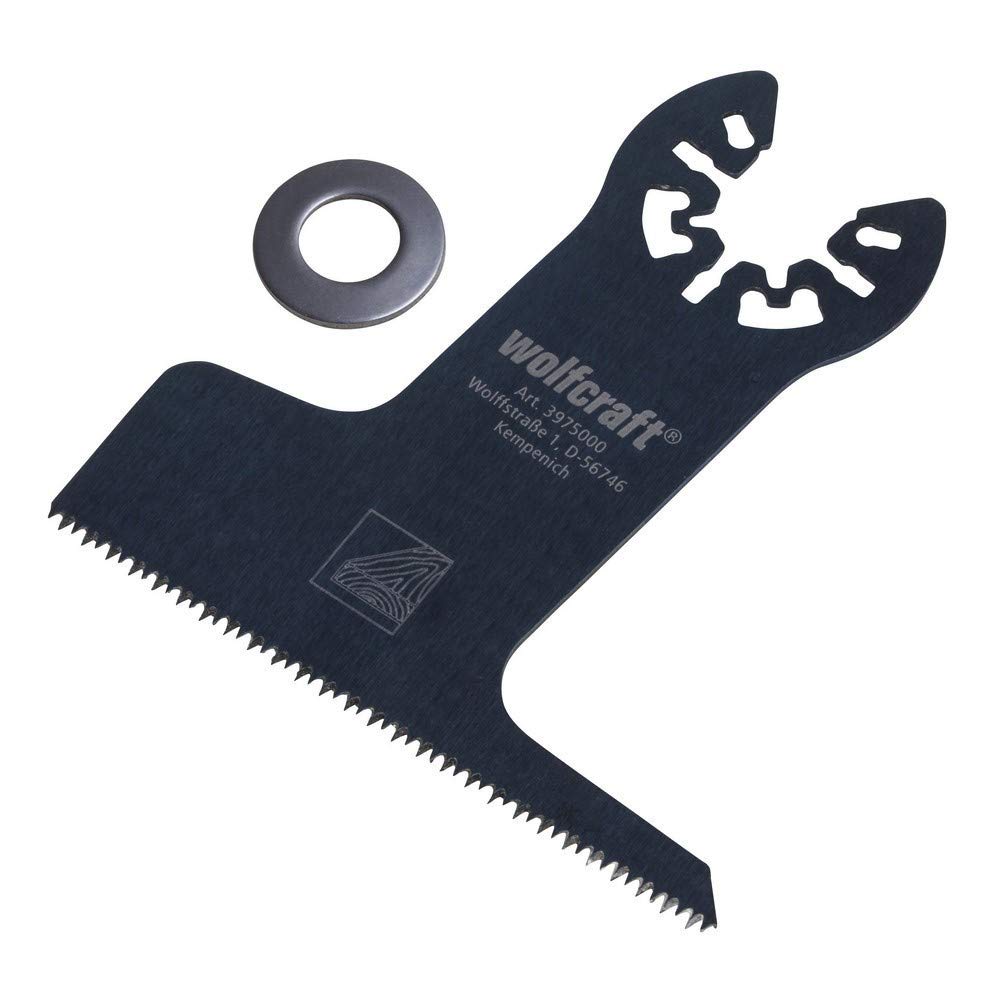 wolfcraft HCS Curved Saw Blade PRO, Universal Cutter for Wood & Laminate