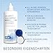 Eye.care Kontaktlinsen Flüssigkeit - mit Hyaluron - Premium 250ml Pflegemittel für alle weichen Kontaktlinsen inkl. antibakteriellen Behälter