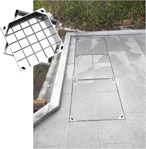 Trappe d'inspection en acier inoxydable pour dissimuler vos accès techniques au sol - 2