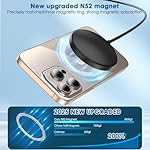 Magnetic Wireless Charger iPhone,6FT Charger for Apple MagSafe Charger 2Pack Fast Wireless Charging Pad for iPhone 16 Pro Max/16 Pro/16 Plus/15 ProMax/15/14/13/12/AirPods 3/2/Pro Mag-Safe Charging Pad - Image 2