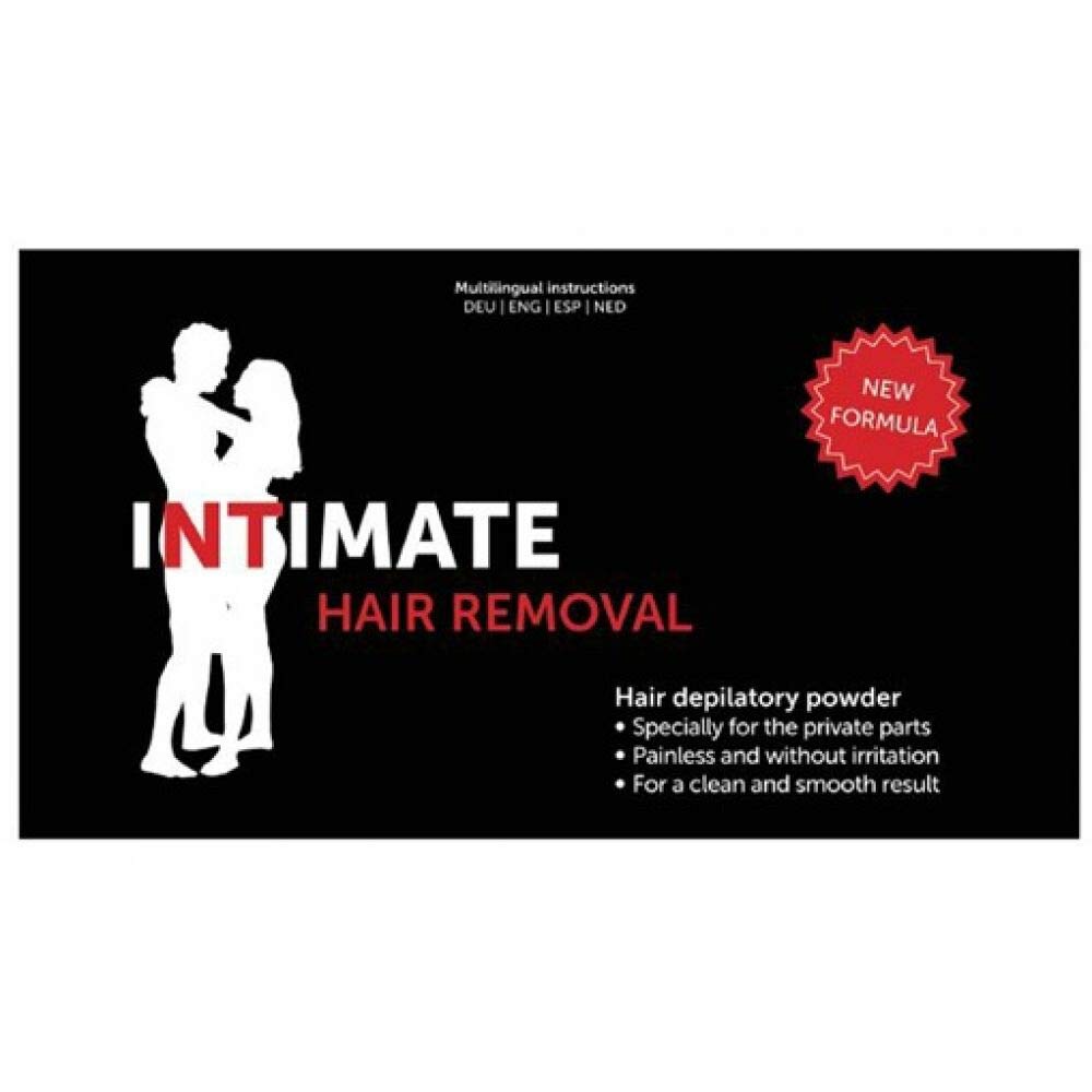 Intimate Enthaarungscreme Hair Removal Powder, Beutel mit 70g, 1 St., nur 4 Inhaltsstoffe, für eine schmerzfreie Haarentfernung, Enthaarungspulver für empfindliche Haut
