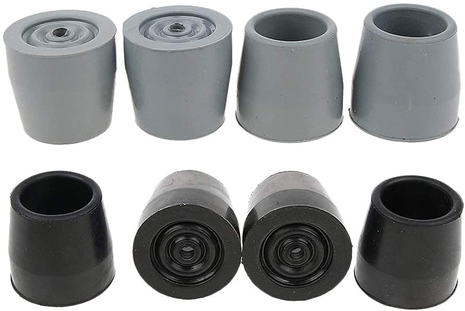 4 szt. Antypoślizgowe laski okucia trzciny cukrowej kula gumowa podkładka Heavy Duty End dna Protector dla niepełnosprawnych starszych Present
