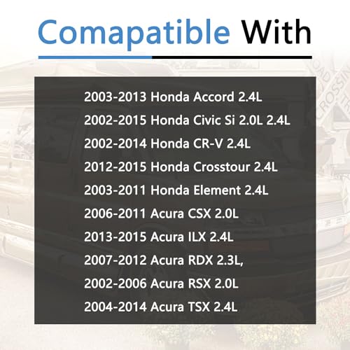 Image of Valve Cover Gasket Set Replacement for Honda Acura 2.0L 2.3L 2.4L | Replaces VS50614R, 12341-R40-A00 (2002-2015)