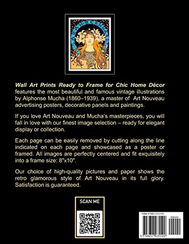A Treasury of Alphonse Mucha Advertising Posters, Decorative Panels and Paintings, 60 High-Quality,