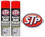 2 x STP Heavy Duty Engine Degreaser 360 Degree Spray Removes Grease Grime