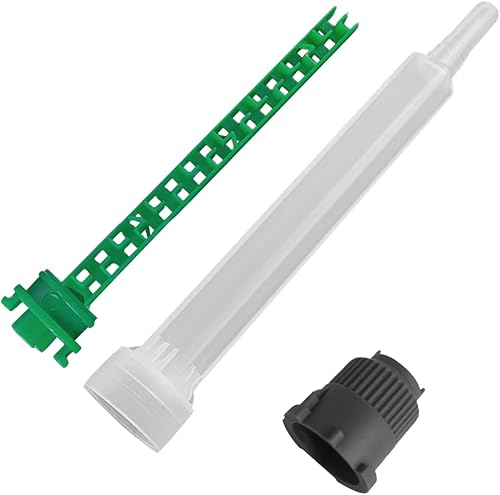 Miniatura 3 de 20 piezas de boquilla de mezcla de adhesivo epoxi, punta de mezclador de resina, aplicador de pistola adhesiva para 1.7 fl oz/1.7 oz (relación 1:1)