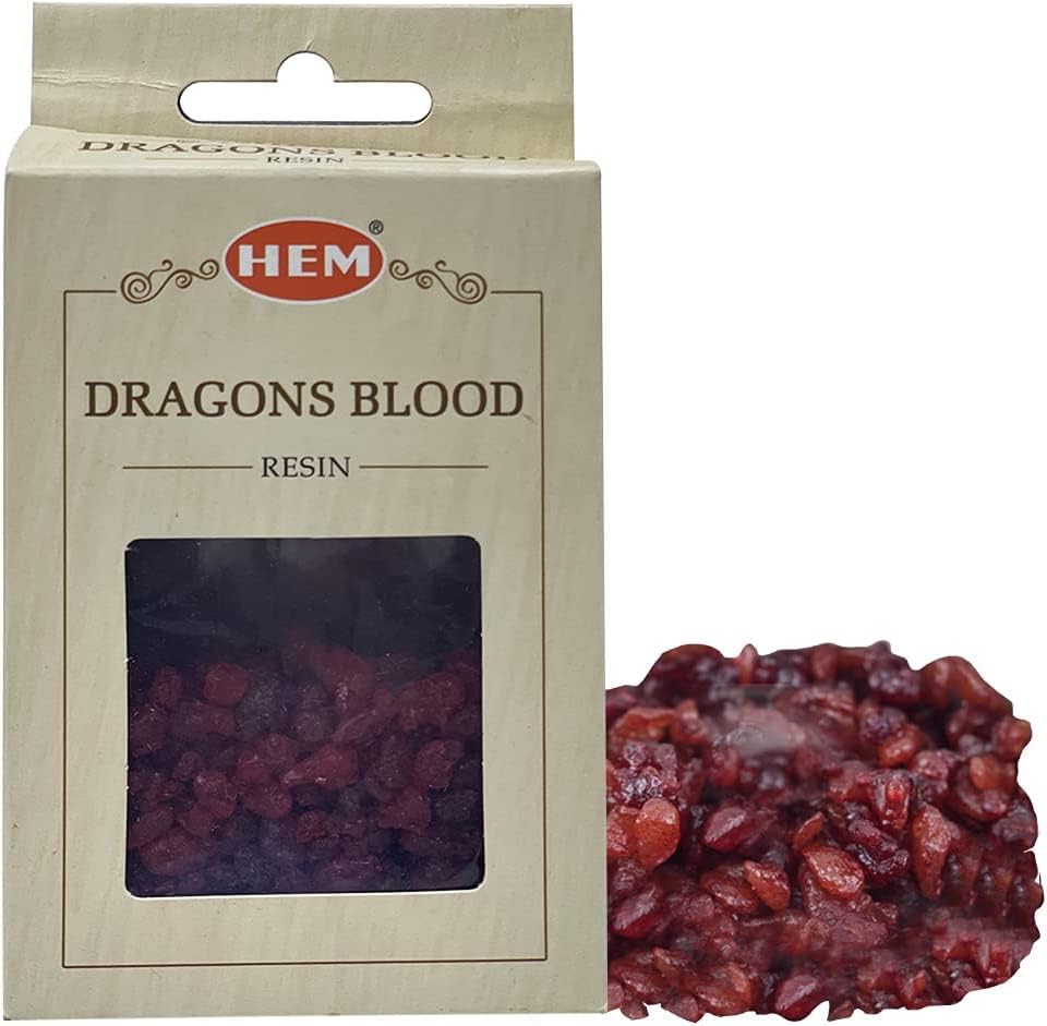 Miniatura 5 de TRUMIRI Incienso de Sangre de Dragón 100% Natural Árbol Aromático Góma Cristales Sólidos y Malla de Acero