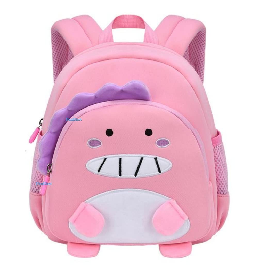 FunBlast Cute Dinosaur Print Shoulder Bags, Cartoon Bags, School Bags For Preschooler, Small Bags For School, Picnic, Travelling For 2 To 6 Years Old Unisex Child (Multicolor)