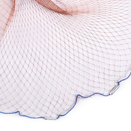 Rete Da Pesca Per La Pesca In Nylon Reti Da Pesca Con Lancio A Mano Sinker Fishnets Diametro Da 1,8 Metri A 7,2 Metri, Adatta Per Fiumi E Laghi (4,2 M - 4