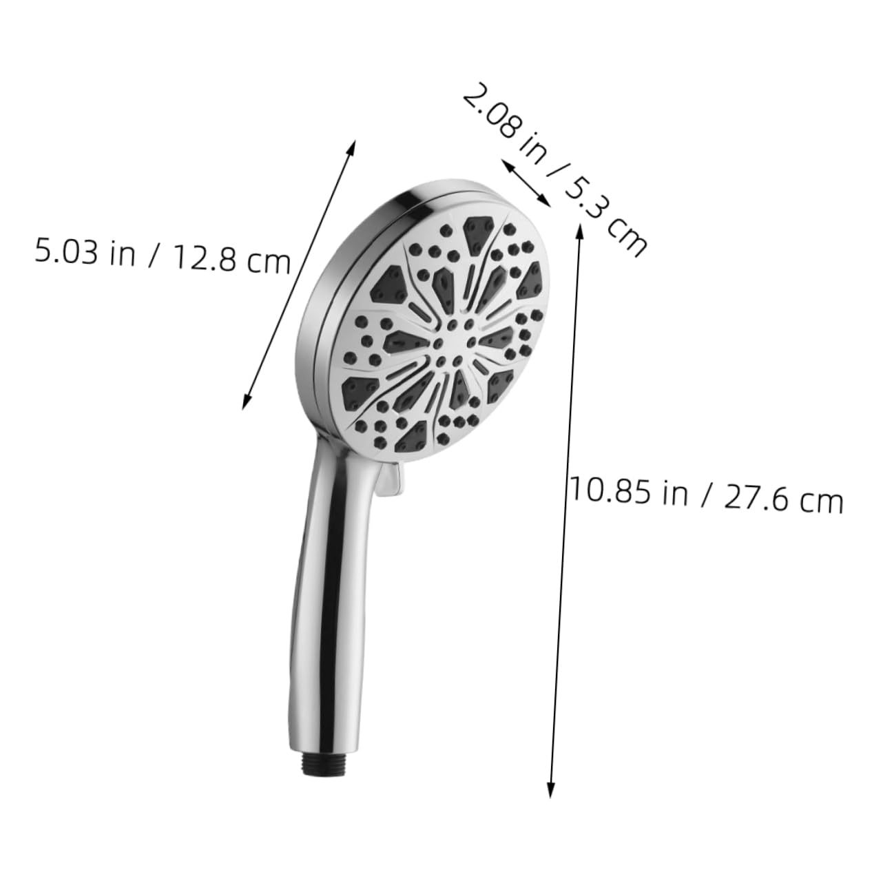 NUOBESTY Cabezal De Ducha Desmontable De Mano De Con Filtro Para Agua Dura Alta Presión Para Baño Con Soporte y Manguera