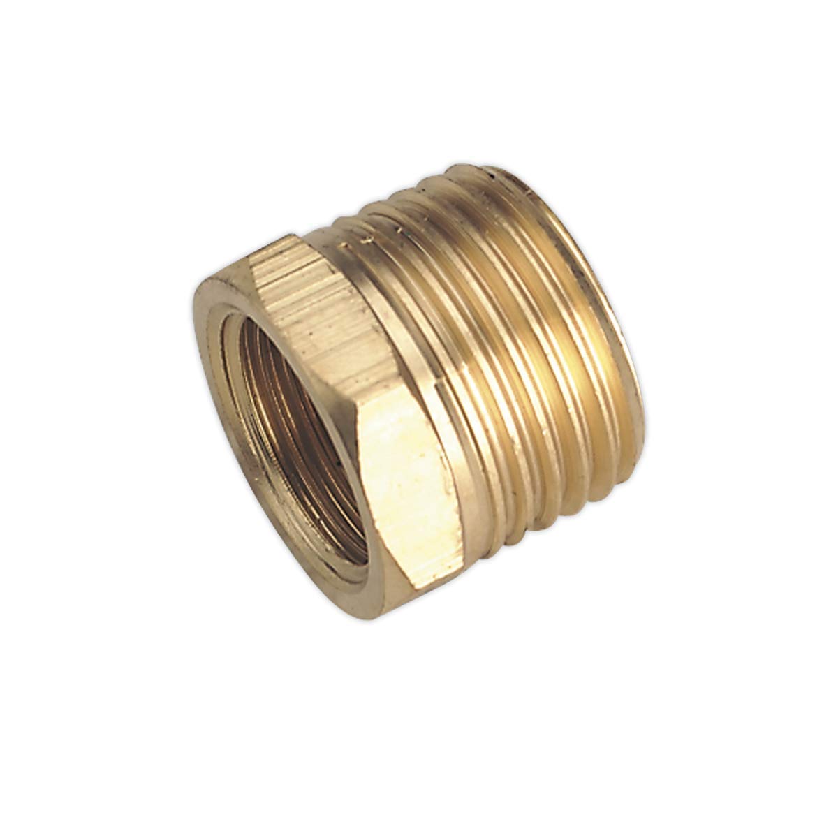 Sealey SA1/1238F  Adaptor 1/2""BSPT Male to 3/8""BSP Female