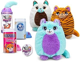 Basic Fun 03936 Misfittens Cats, Wave 1 Surprise Stuffed Animals, Collectable Cat Plush Toys, Cuddly Soft Toy for Girls and Boys Aged 4 Years and Up